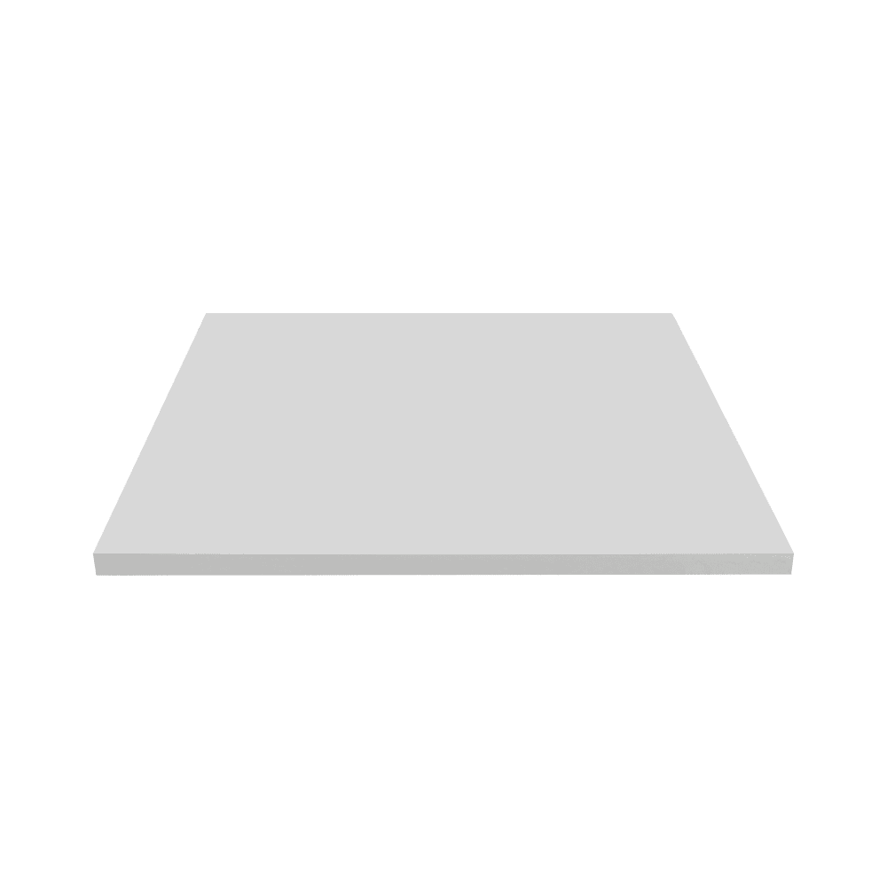 628-Q41336X36 36" Square Quartz Table Top, Winter White