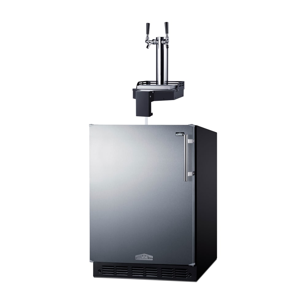 162-SBC7BRSFLTWCFADL 24" Floating Tap Cold Brew Dispenser w/ (2) Keg Capacity - (1) Column,...