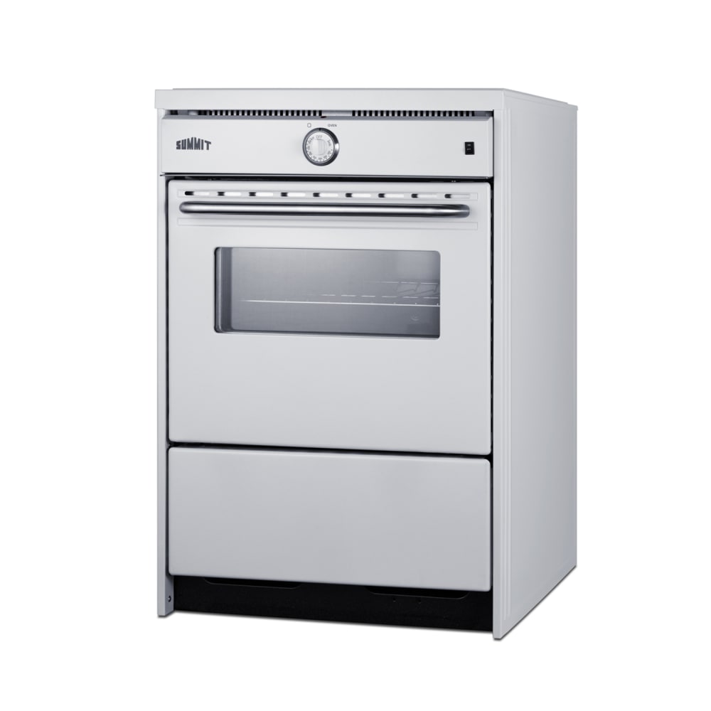 162-WEM665W 24"W Electric Stove w/ (4) Burners - White, 220v/1ph