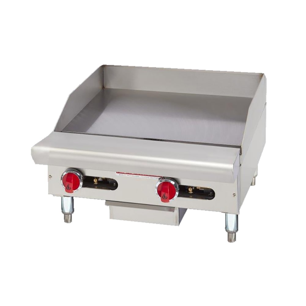 386-ARSMG24NG 24" Gas Griddle w/ Manual Controls - 1" Steel Plate, Natural Gas