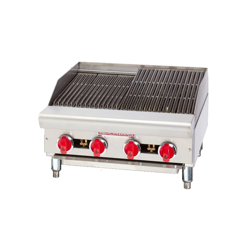 386-ARSRB24NG 24" Gas Charbroiler w/ Cast Iron Grates - Natural Gas