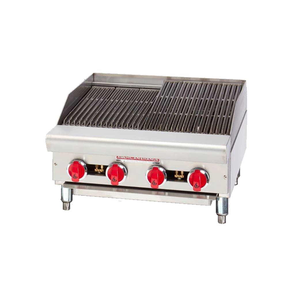 386-ARSRB24LP 24" Gas Charbroiler w/ Cast Iron Grates - Liquid Propane