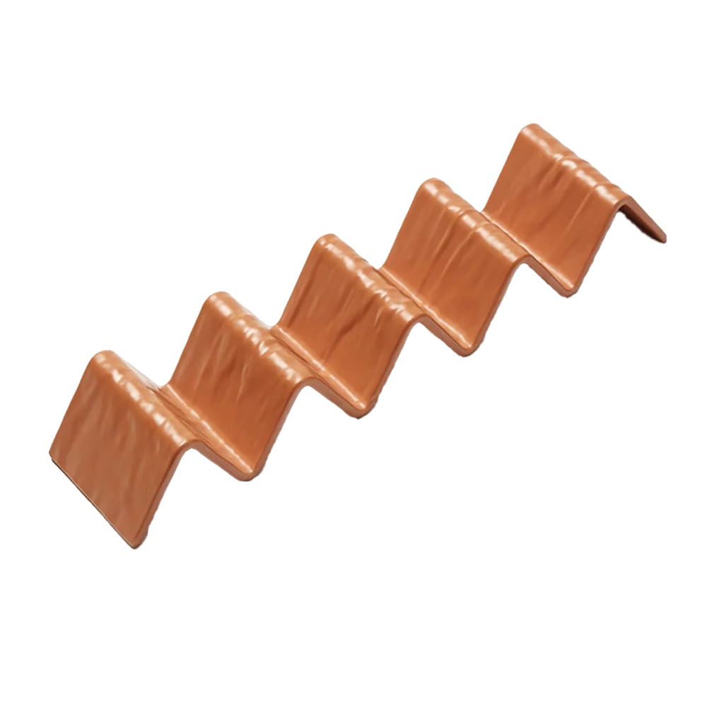 166-THMT5 Taco Holder - Holds 4 to 5 Tacos, Melamine, Terracotta