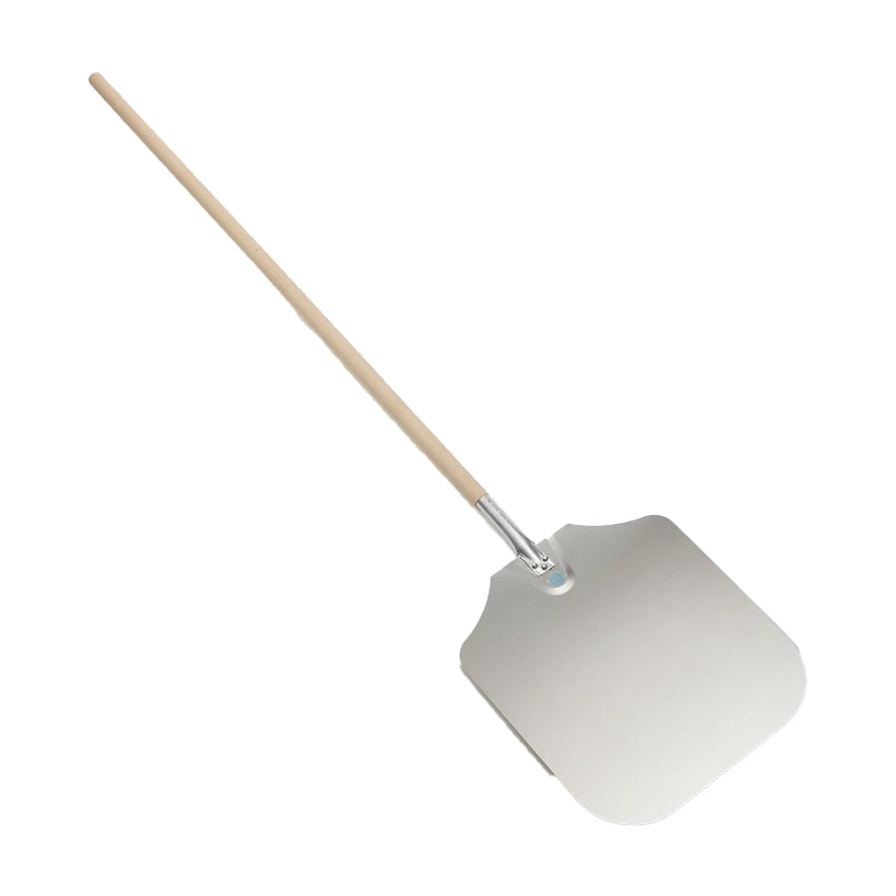 166-6816 68" Pizza Peel w/ 18" x 16" Aluminum Blade, Wood Handle