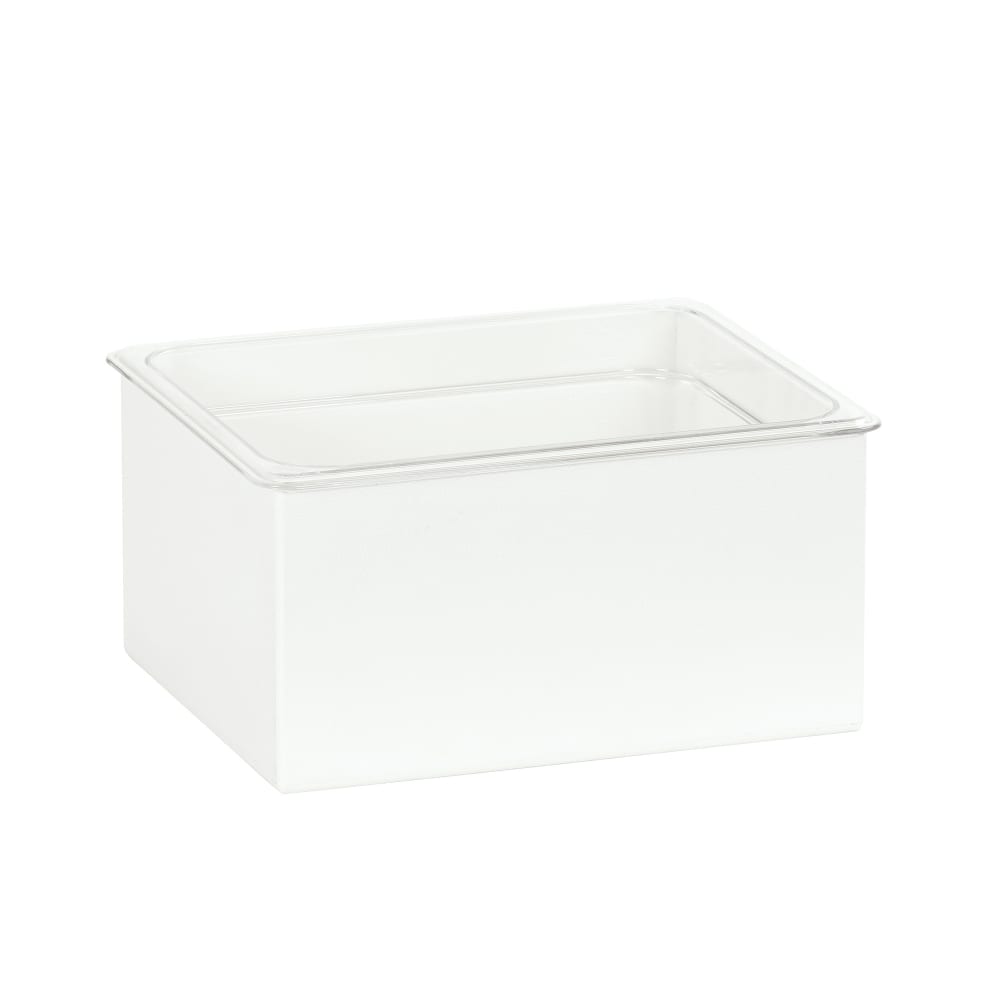 151-237121015 Rectangular Ice Housing - 10"L x 12"W x 6"H, Metal, White