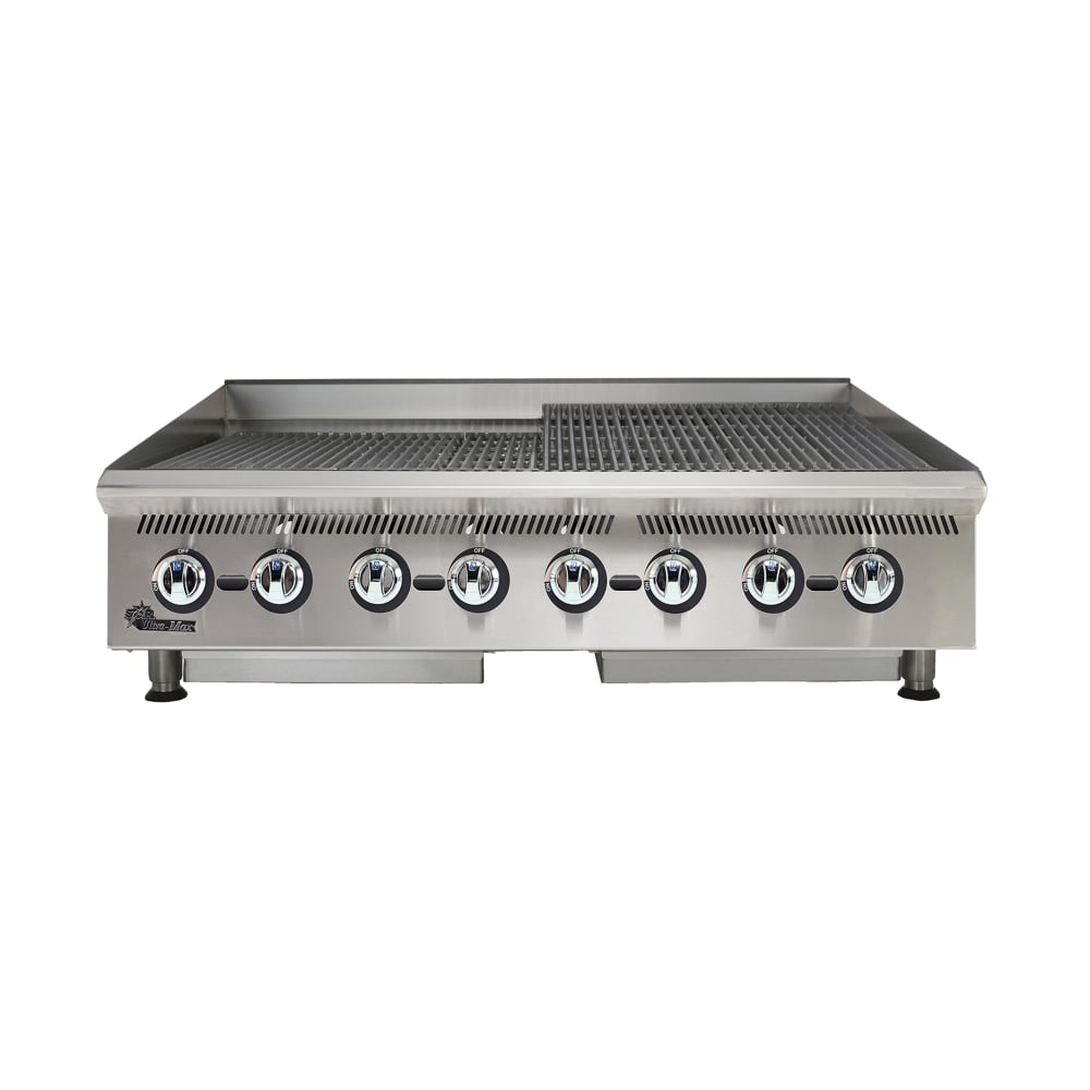 062-8048CBBLP 48" Ultra-Max® Gas Charbroiler w/ Cast Iron Grates - Liquid Propane