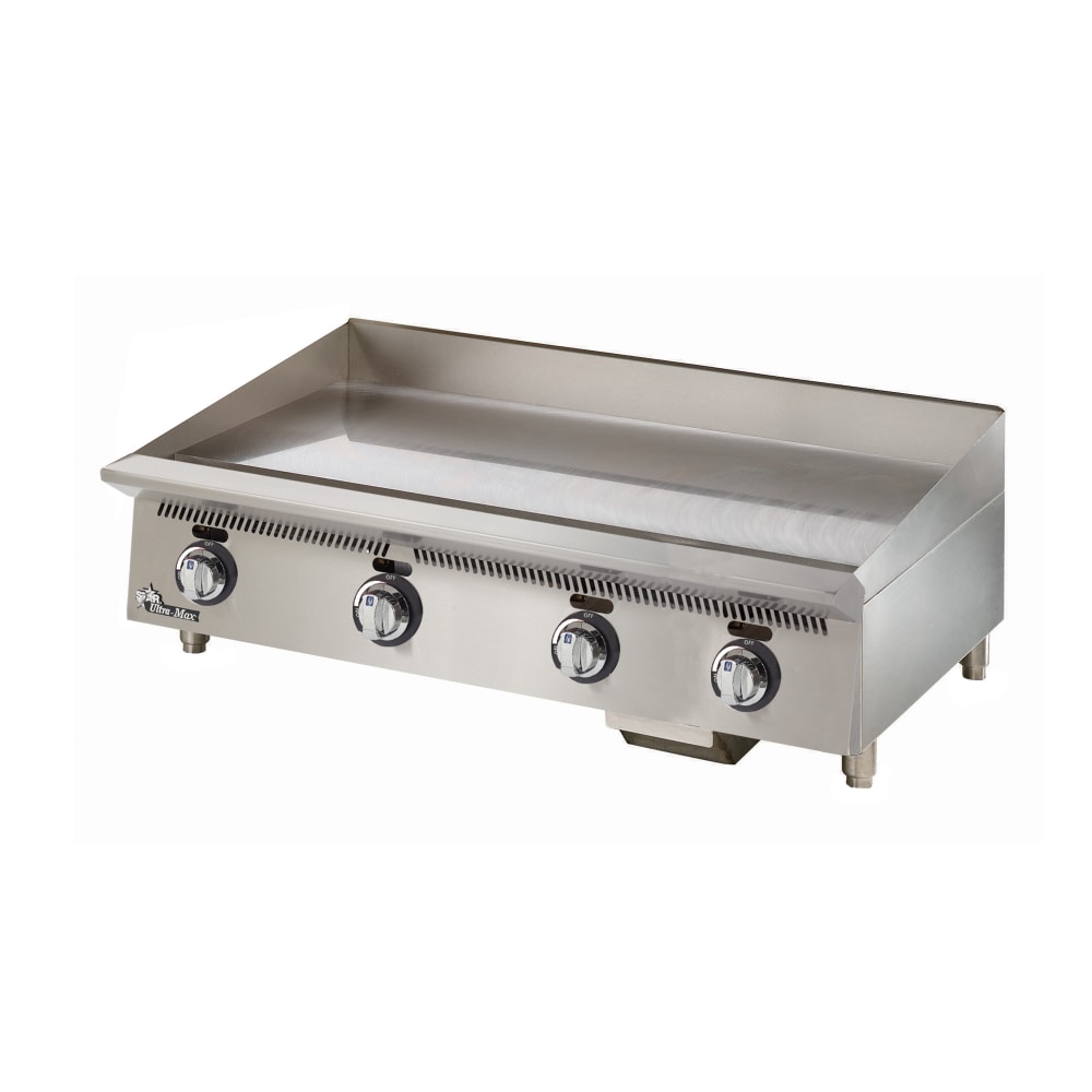 062-872MALP 72" Ultra-Max® Gas Griddle w/ Manual Controls - 1" Steel Plate, Liquid Prop...