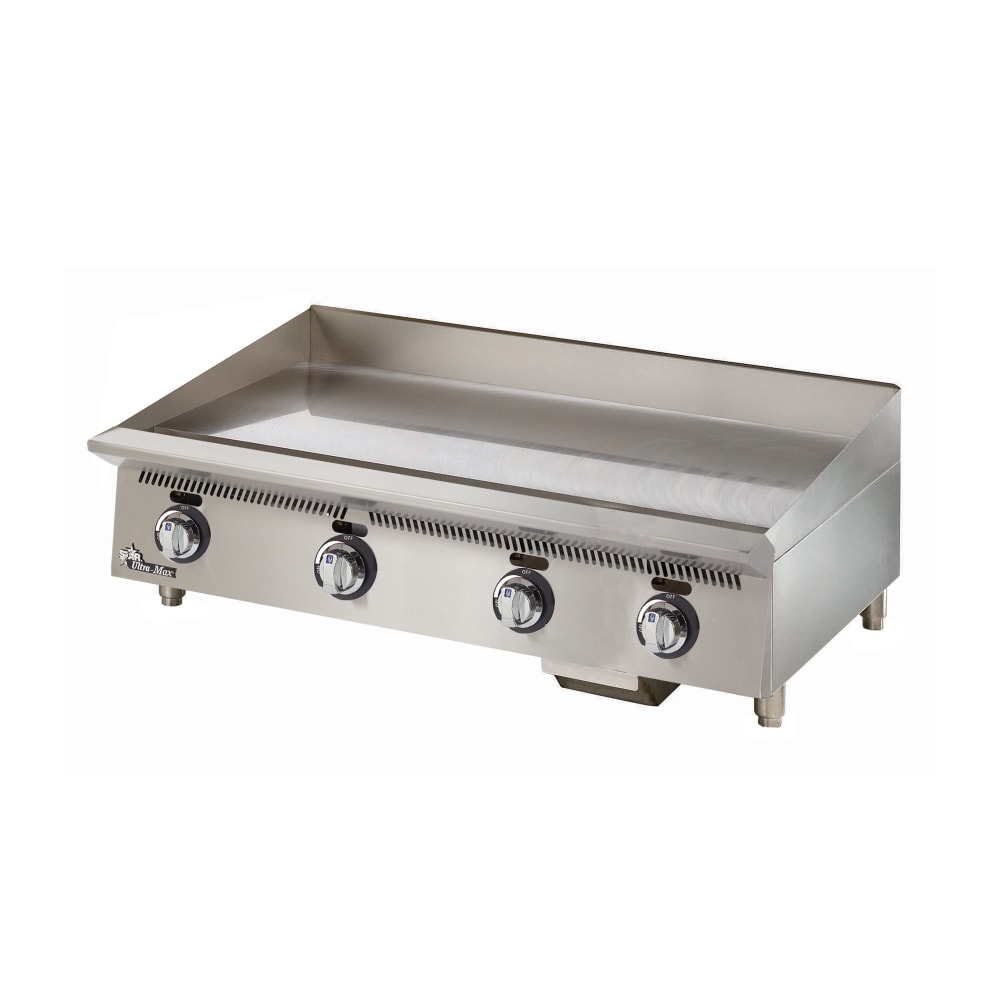 062-848MALP 48" Ultra-Max® Gas Griddle w/ Manual Controls - 1" Steel Plate, Liquid Prop...