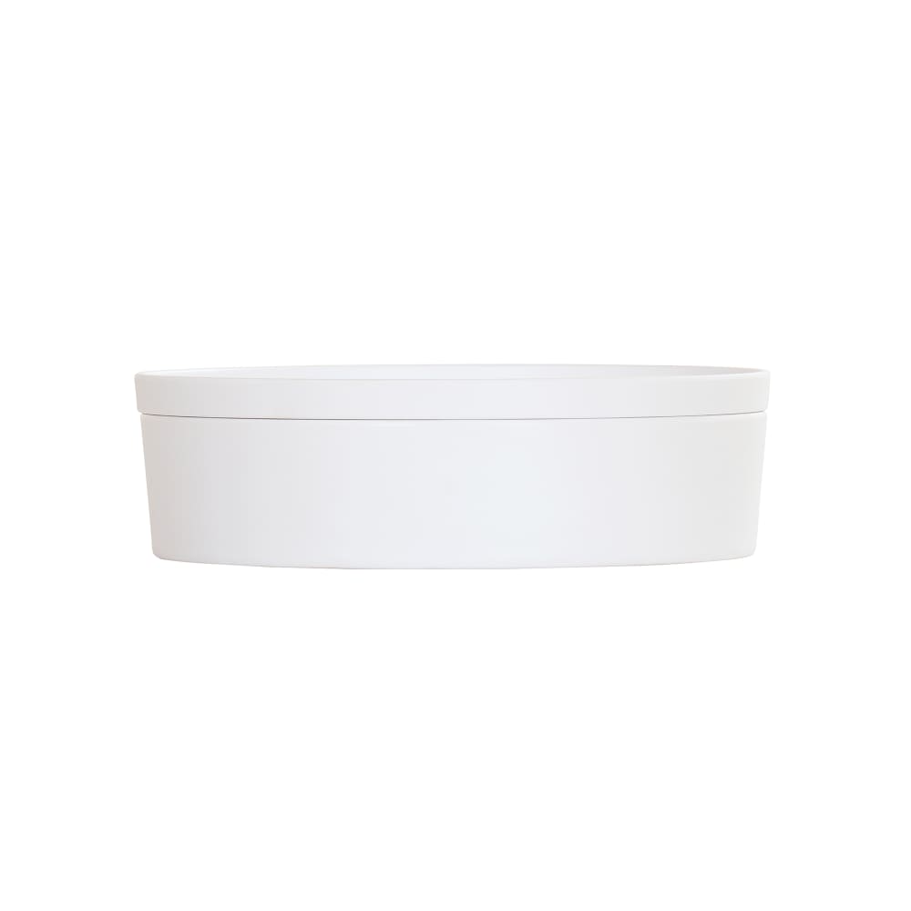 151-241291015 Bento Box - 10 1/2" x 3", Melamine, White