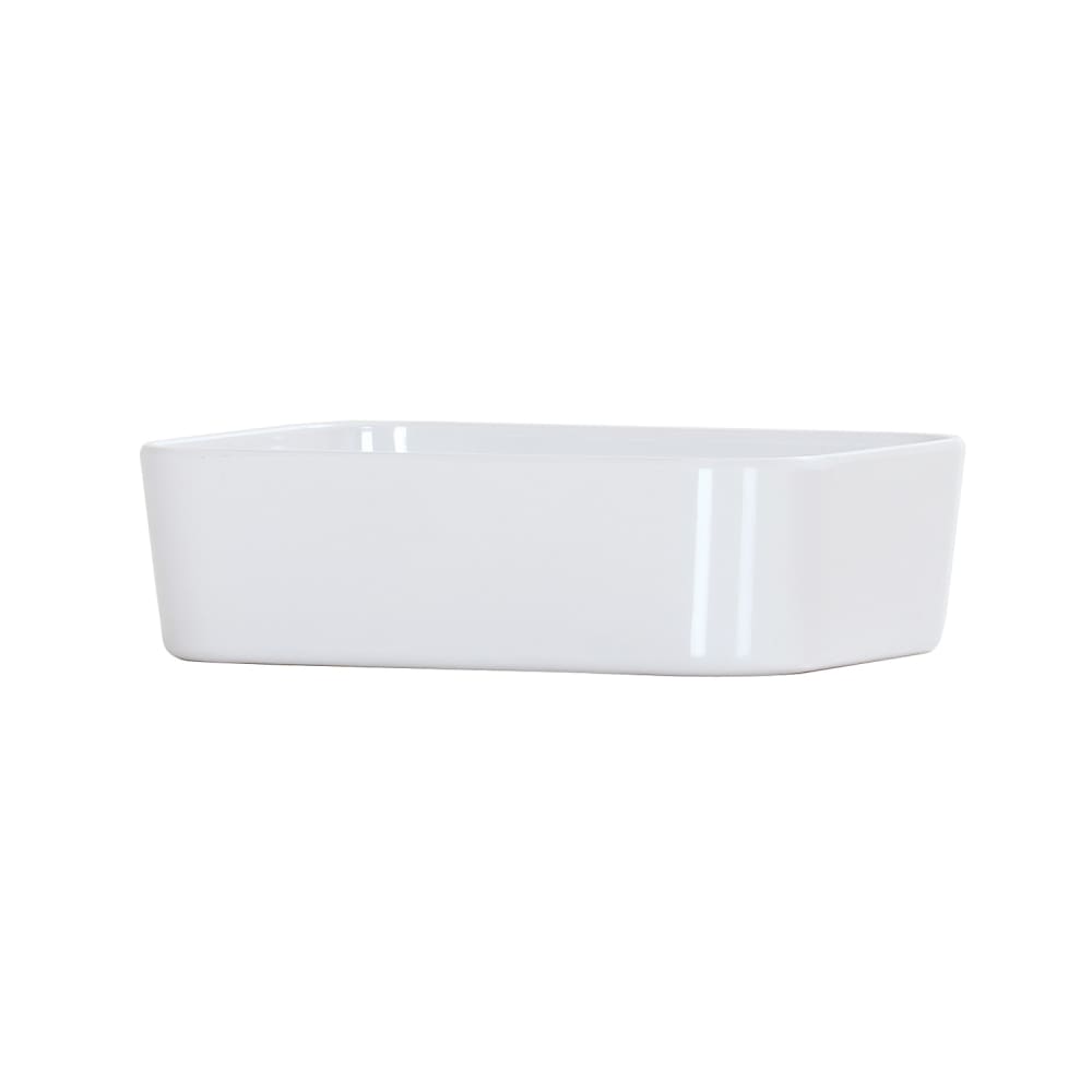 151-241324615 Bento Box Insert - 6" x 4 1/2" x 2 1/2", Melamine, White