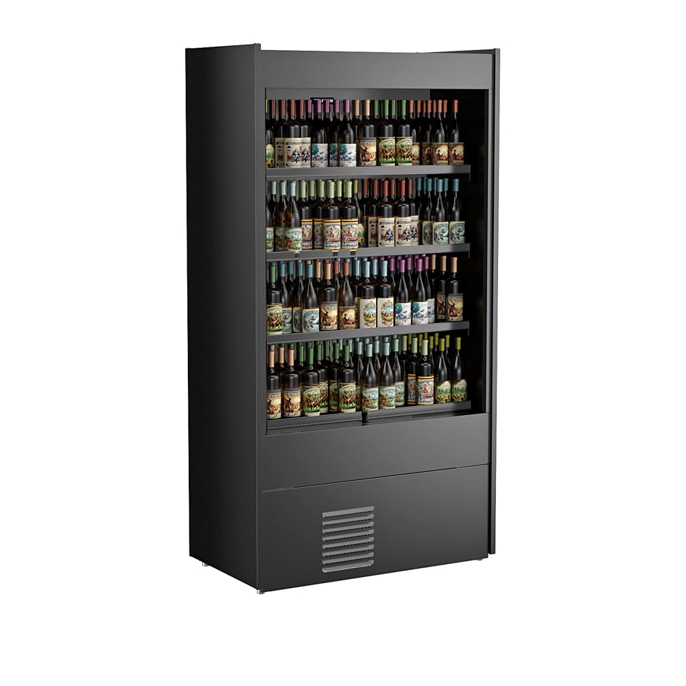529-B427WN 44 3/4" Allure® Vertical Open Air Cooler w/ (4) Levels, 110-120v