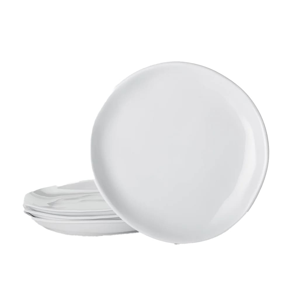 166-CMPP10CL 11 1/8" Round Melamine Coupe Plate, Cloud