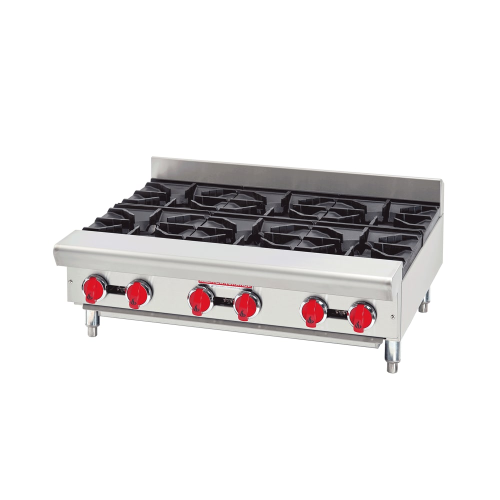 386-ARSHP244LP 24" Gas Hotplate w/ (4) Burners & Manual Controls, Liquid Propane