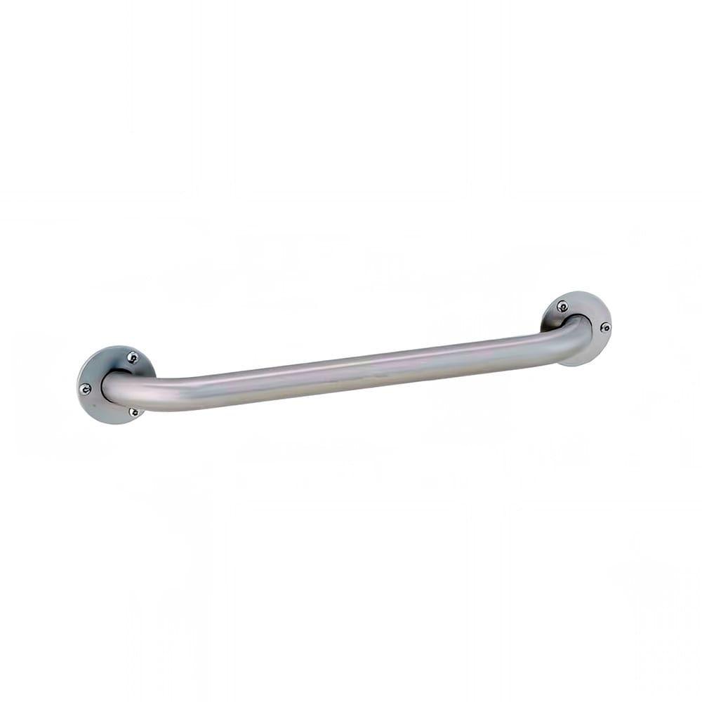 948-125EX24 24" Straight Grab Bar w/ 1 1/4" Diameter Tubing, Satin Finish Stainless Ste...