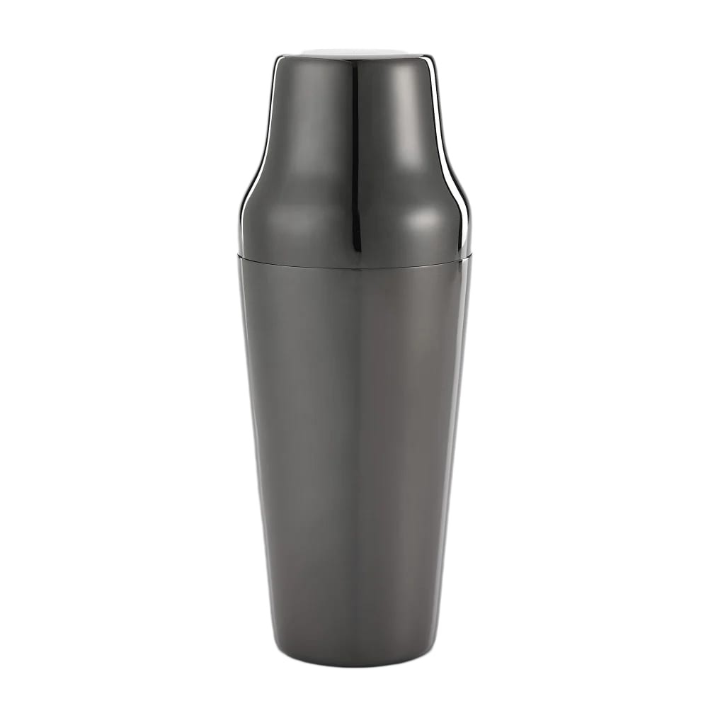 132-M37085BK 2-Piece Parisienne Cocktail Shaker Set, Black