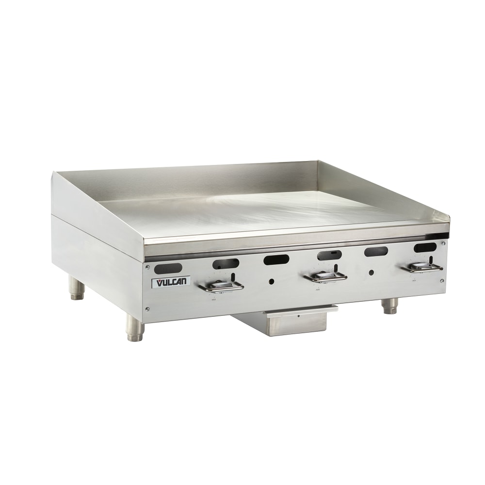 207-VMG36101 36" Gas Griddle w/ Manual Controls - 1" Steel Plate, Natural Gas