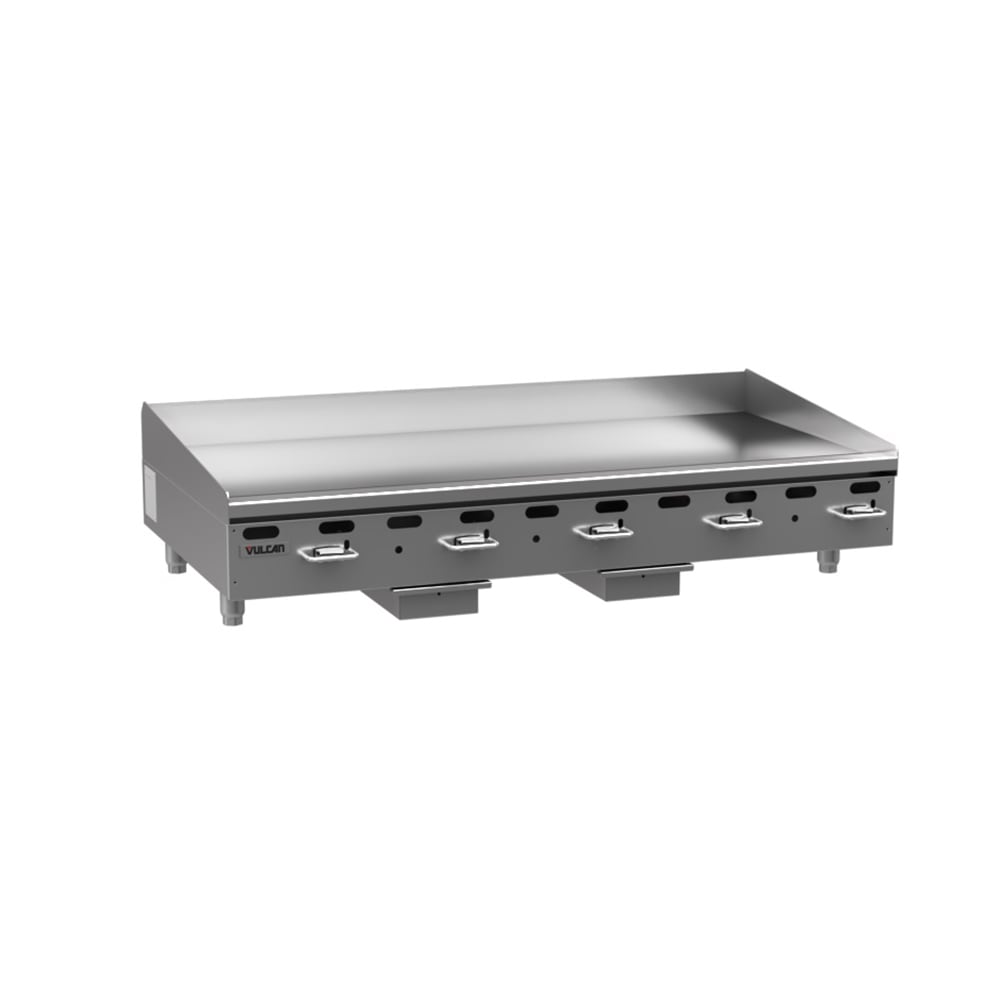 207-VMG60NG 60" Gas Griddle w/ Manual Controls - 1" Steel Plate, Natural Gas
