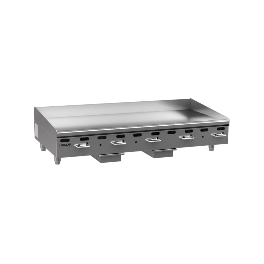 207-VMG60102 60" Gas Griddle w/ Manual Controls - 1" Steel Plate, Liquid Propane
