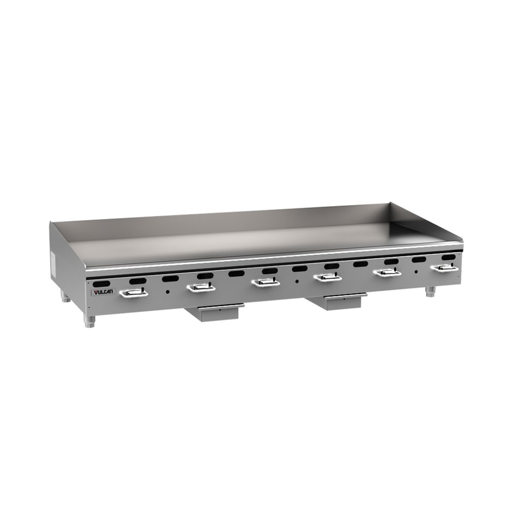 207-VMG72101 72" Gas Griddle w/ Manual Controls - 1" Steel Plate, Natural Gas