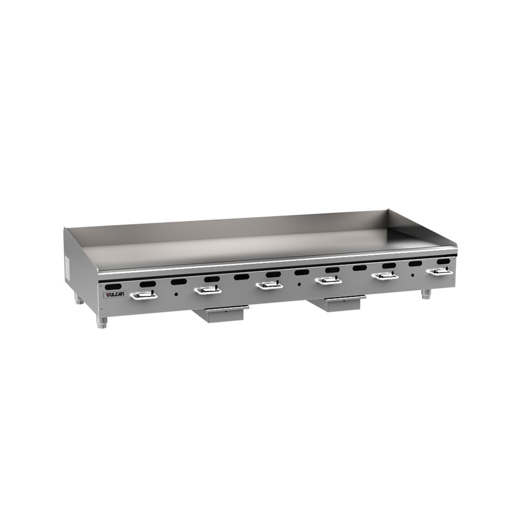 207-VMG72102 72" Gas Griddle w/ Manual Controls - 1" Steel Plate, Liquid Propane