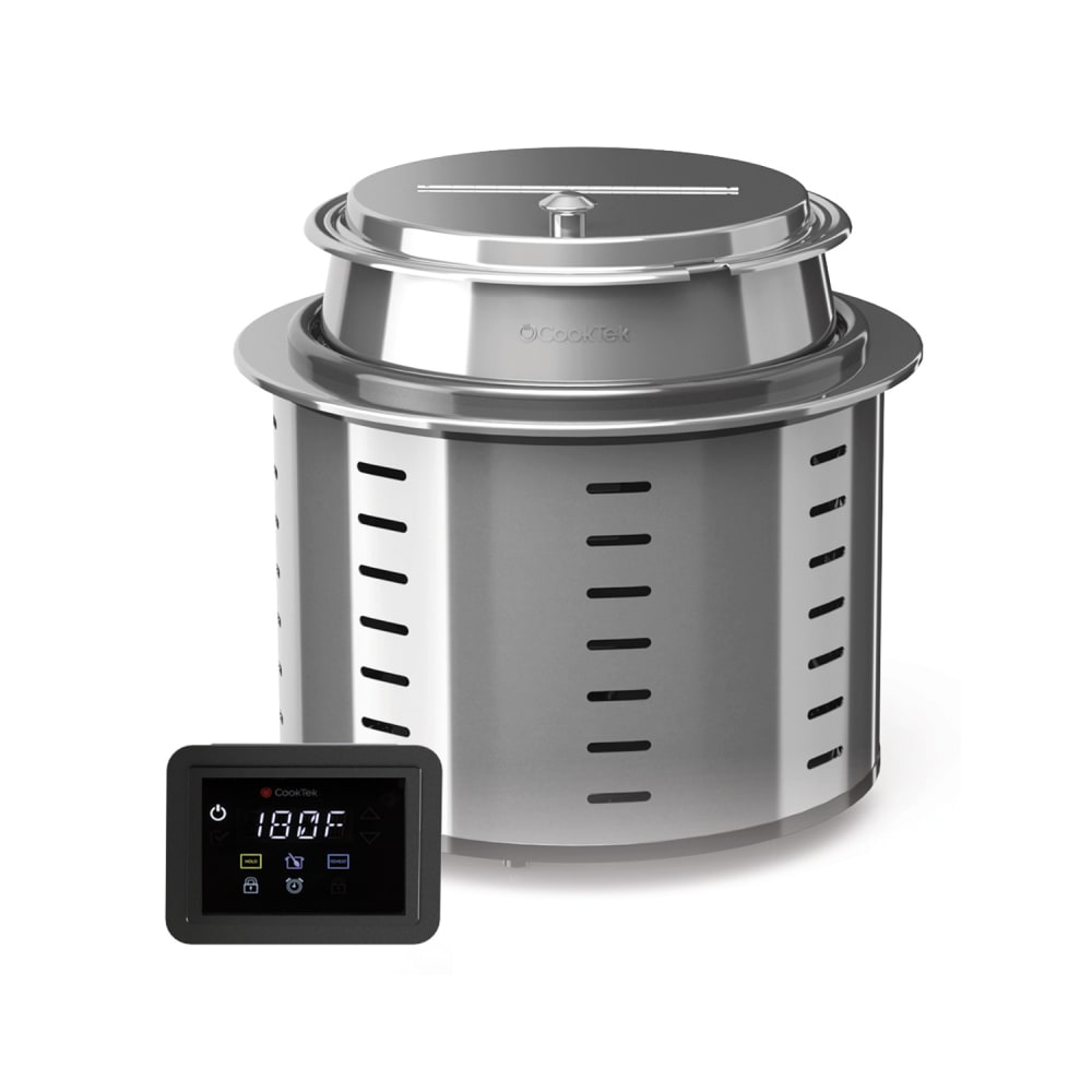 084-677101 7 qt Drop In Induction Soup Kettle w/ Adjustable Thermostat, 100-120v