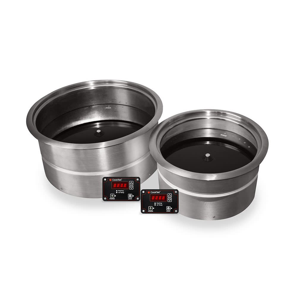 084-665101 11 1/4" Round Drop In Induction Hot Food Well, 208-240v/1ph