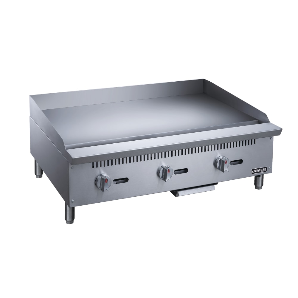 060-DCGMA36 36" Gas Griddle w/ Manual Controls - 1" Steel Plate, Convertible