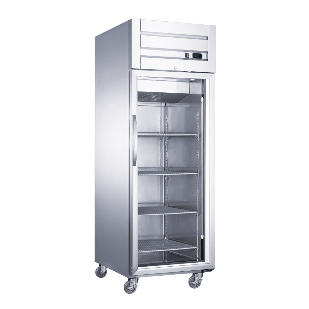 060-D28ARGS1 27 1/2" One Section Reach In Refrigerator, (1) Right Hinge Glass Door, 115v