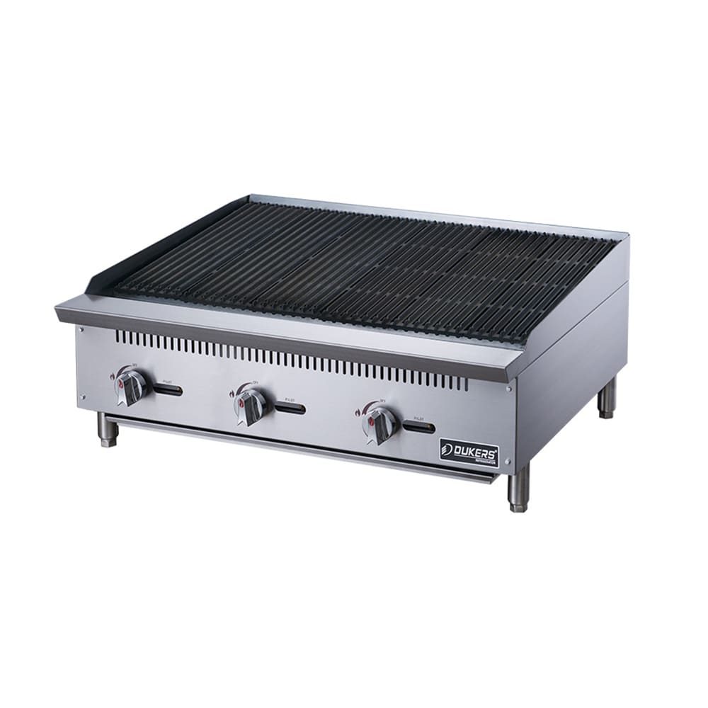 060-DCRB36 36" Gas Charbroiler w/ Cast Iron Grates - Convertible