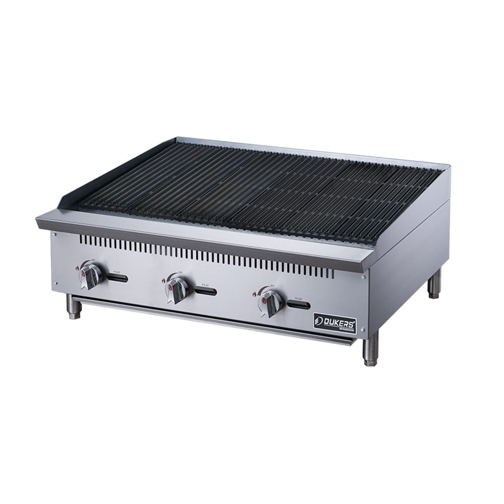060-DCCB36 36" Gas Charbroiler w/ Cast Iron Grates - Convertible