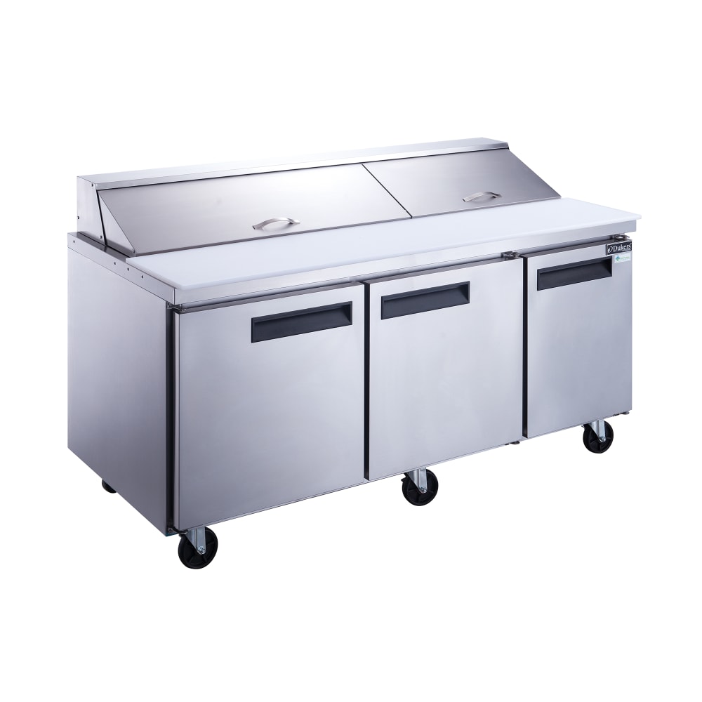 060-DSP7218S3 72 1/2" Sandwich/Salad Prep Table w/ Refrigerated Base, 115v