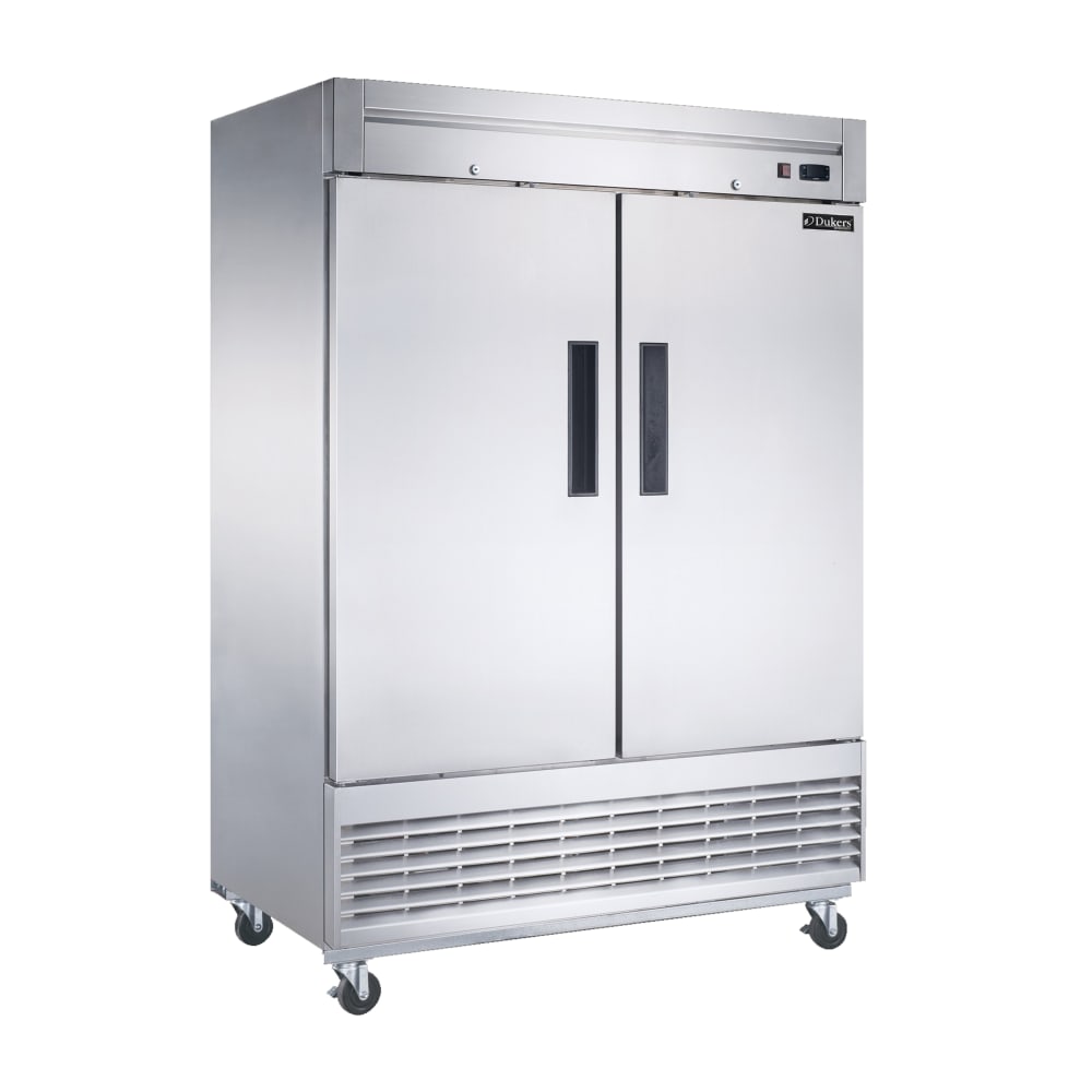 060-D55F 55 1/8" Two Section Reach In Freezer, (2) Left/Right Hinge Solid Doors, 115v