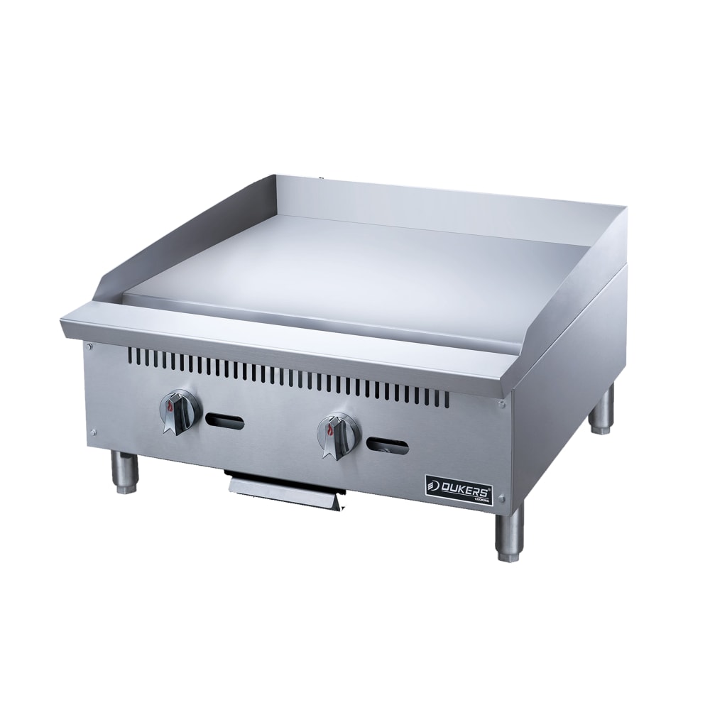 060-DCGM24 24" Gas Griddle w/ Manual Controls - 3/4" Steel Plate, Convertible