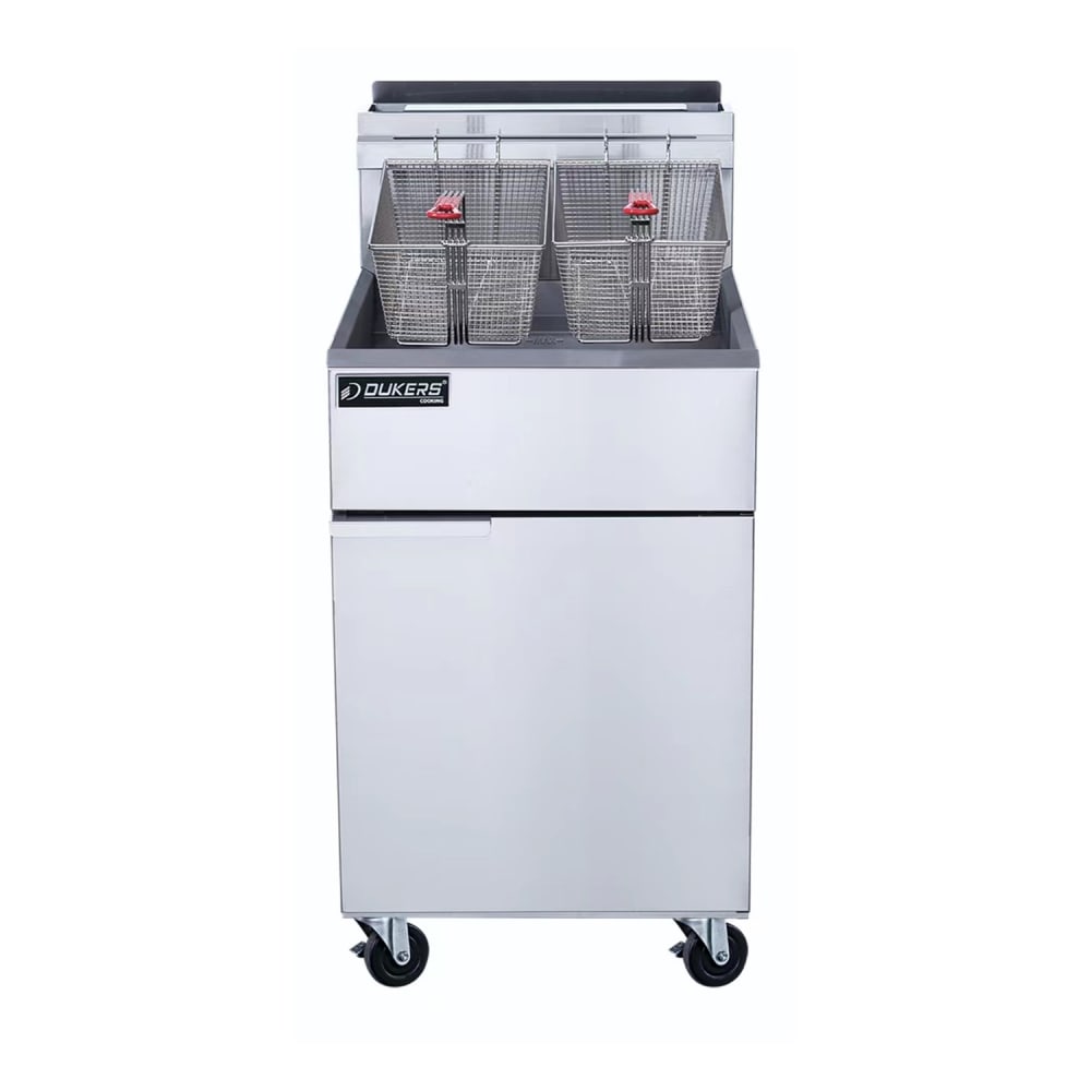 060-DCF5NG Gas Fryer - (1) 70 lb Vat, Floor Model, Natural Gas