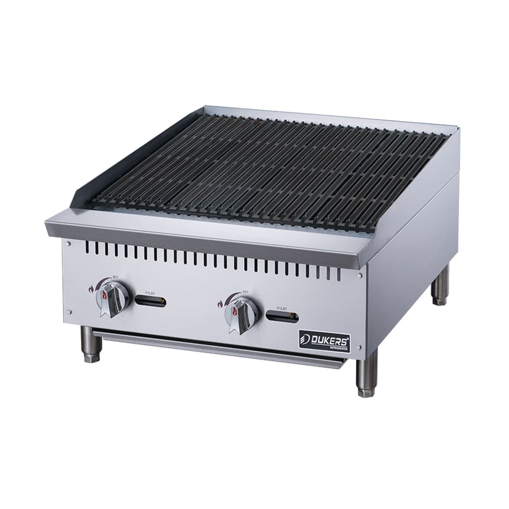 060-DCRB24 24" Gas Charbroiler w/ Cast Iron Grates - Convertible