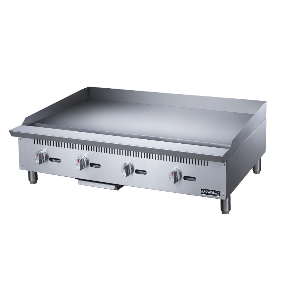 060-DCGM48 48" Gas Griddle w/ Manual Controls - 3/4" Steel Plate, Convertible