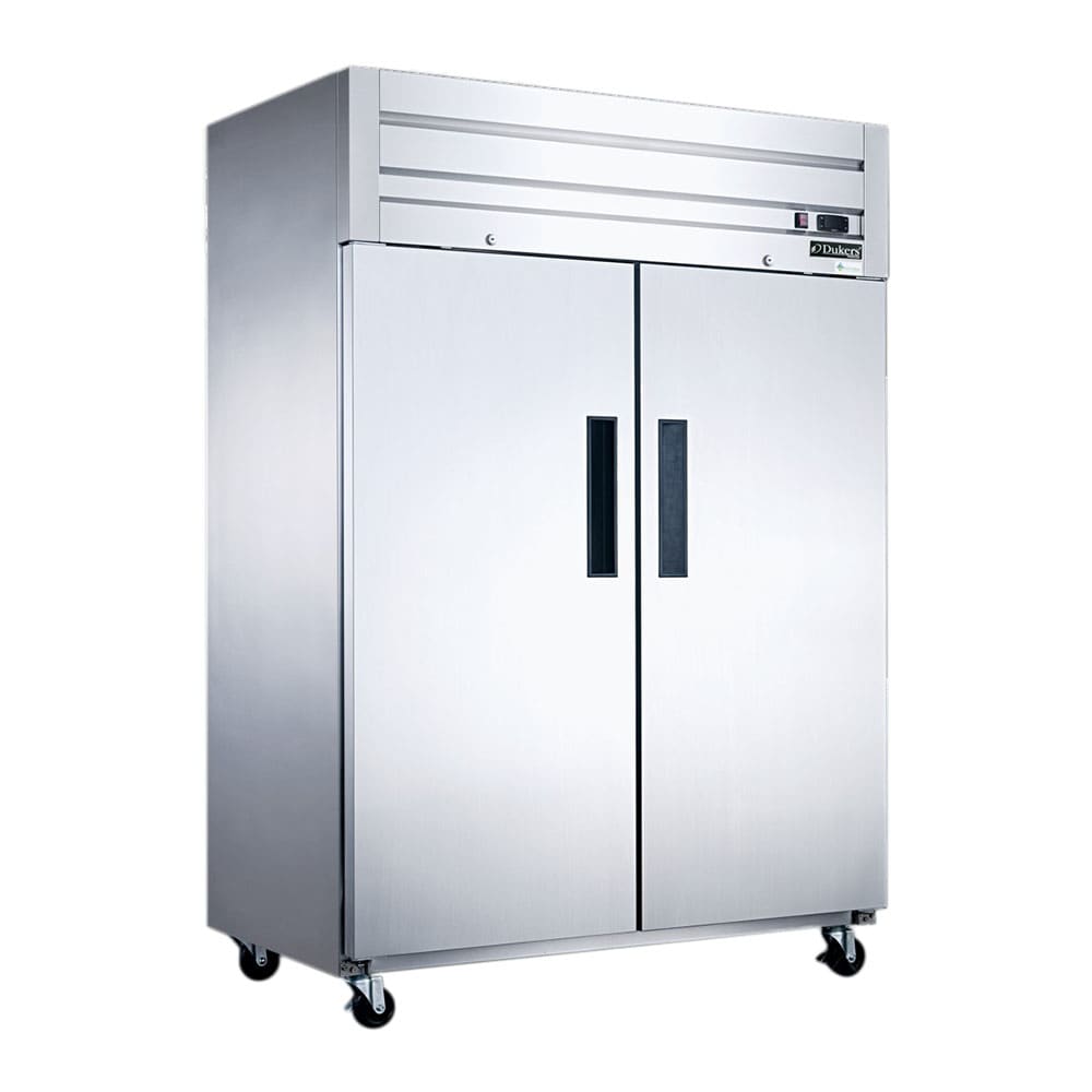 060-D55AF 55 1/8" Two Section Reach In Freezer, (2) Left/Right Hinge Solid Doors, 115v