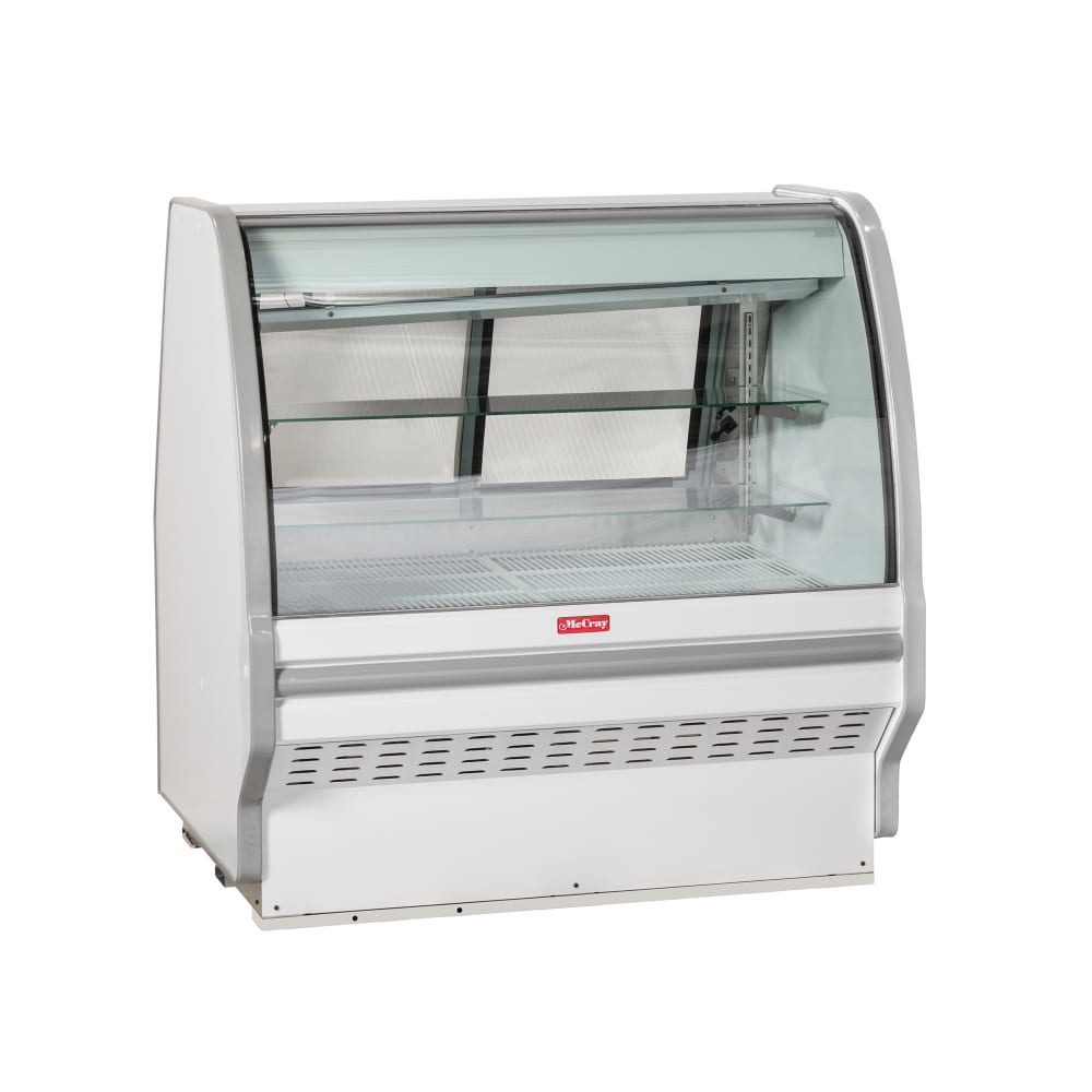367-RCBS40E4CSLED 51 1/2" Full Service Bakery Case w/ Curved Glass - (3) Levels, 115v