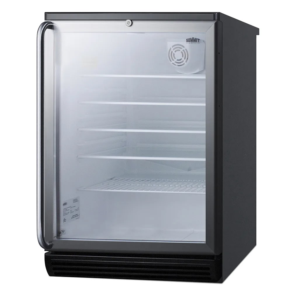 162-SCR600BGLSH 23 5/8" W Undercounter Refrigerator w/ (1) Section & (1) Door, 115v
