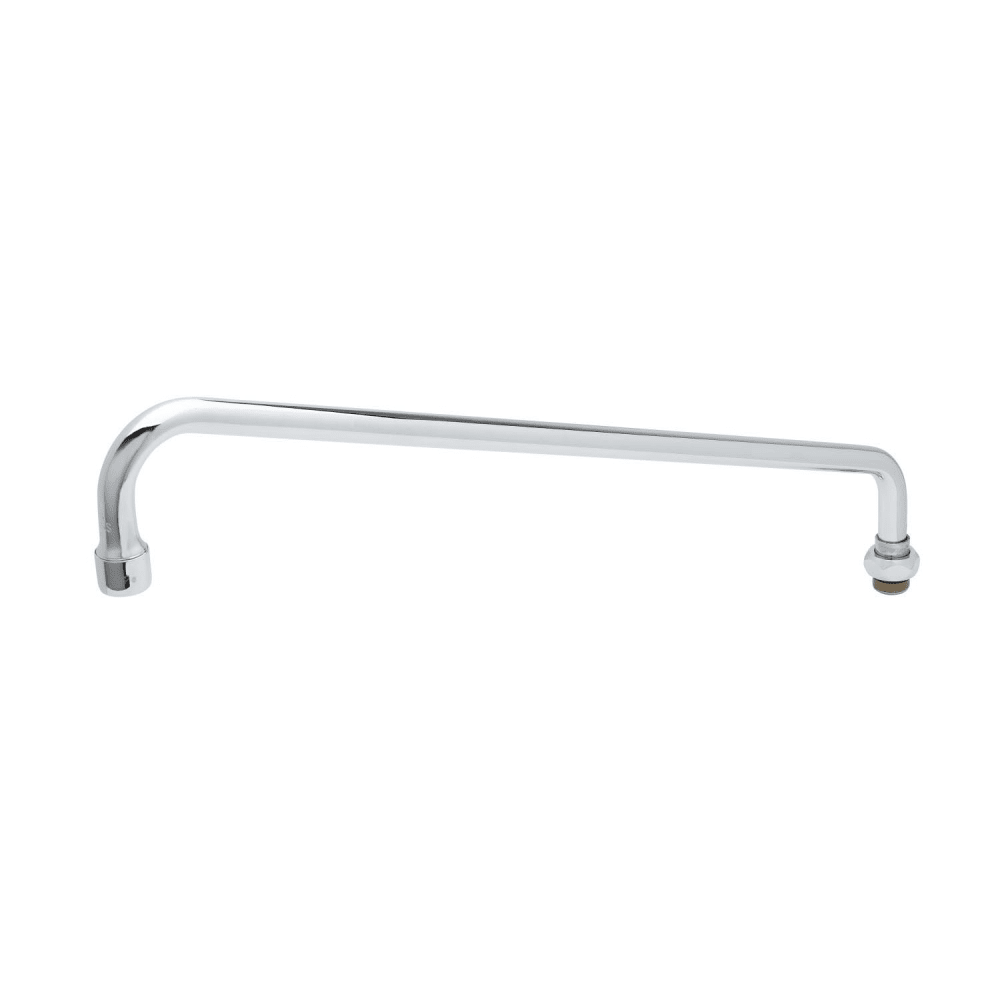 064-065X 18" Swivel Nozzle w/ Stream Regulator Outlet - Brass, Chrome Plated