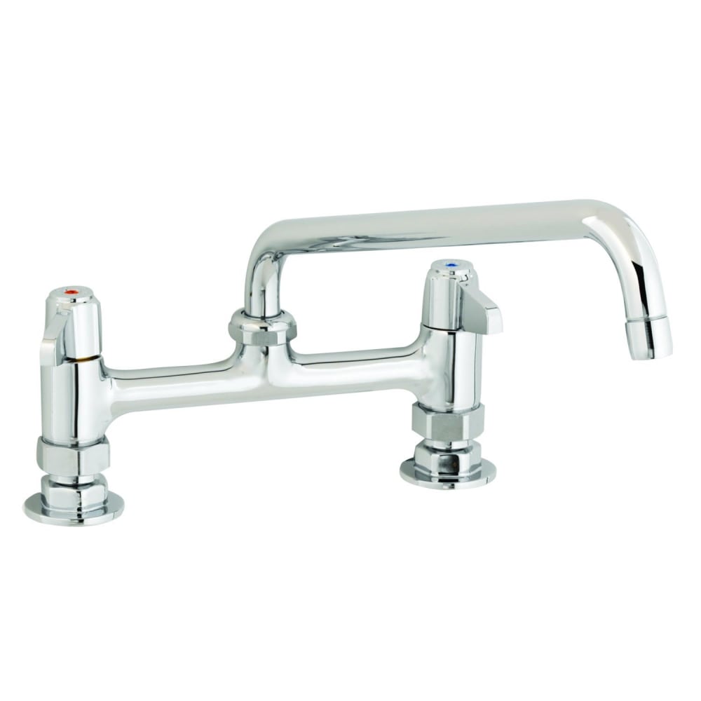 064-5F8DLX06 Deck Mount Faucet - 6" Swing Spout, 8" Center