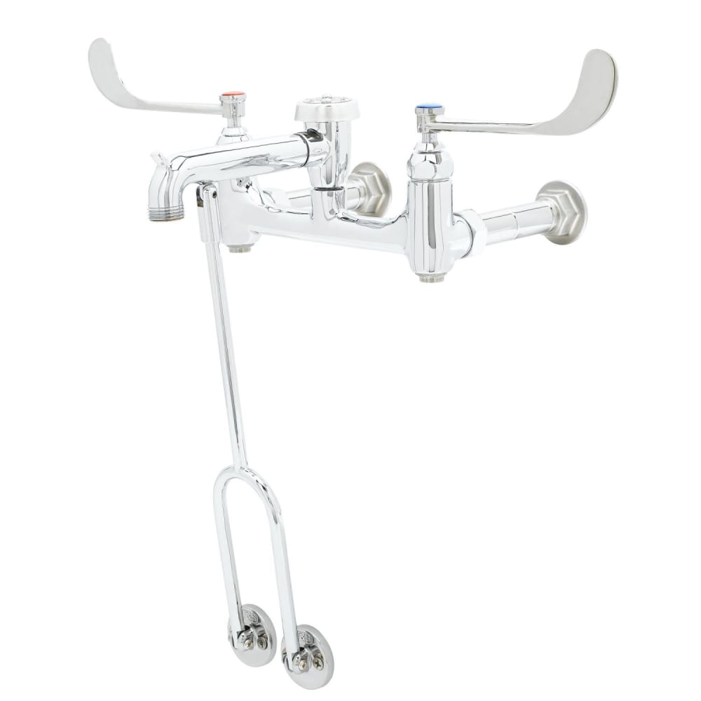 064-B0657BST Service Sink Faucet, Stops in Faucet Body, Polished Chrome