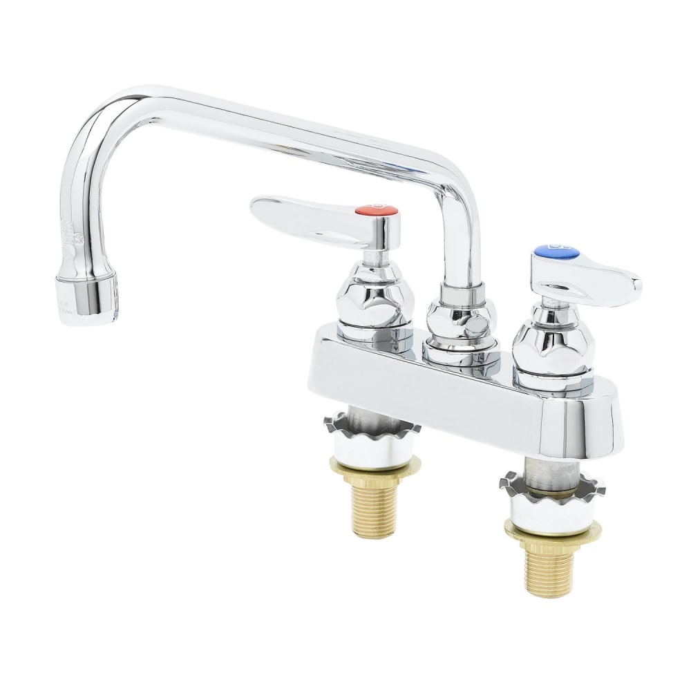 064-B1111XS Deck Mount Faucet - 8" Swing Spout, 4" Centers, For Thicker Surfaces