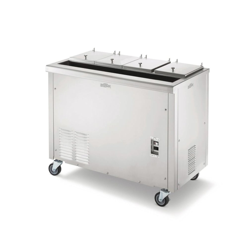 217-DC437A 44 3/8" Mobile Ice Cream Dipping Cabinet w/ (4) Tub Capacity, 115v