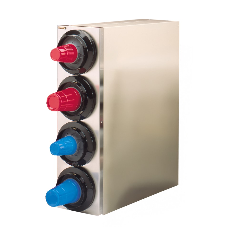 623-1015393 Cup Dispenser, Cabinet, (4) Compartment, All Cup Types