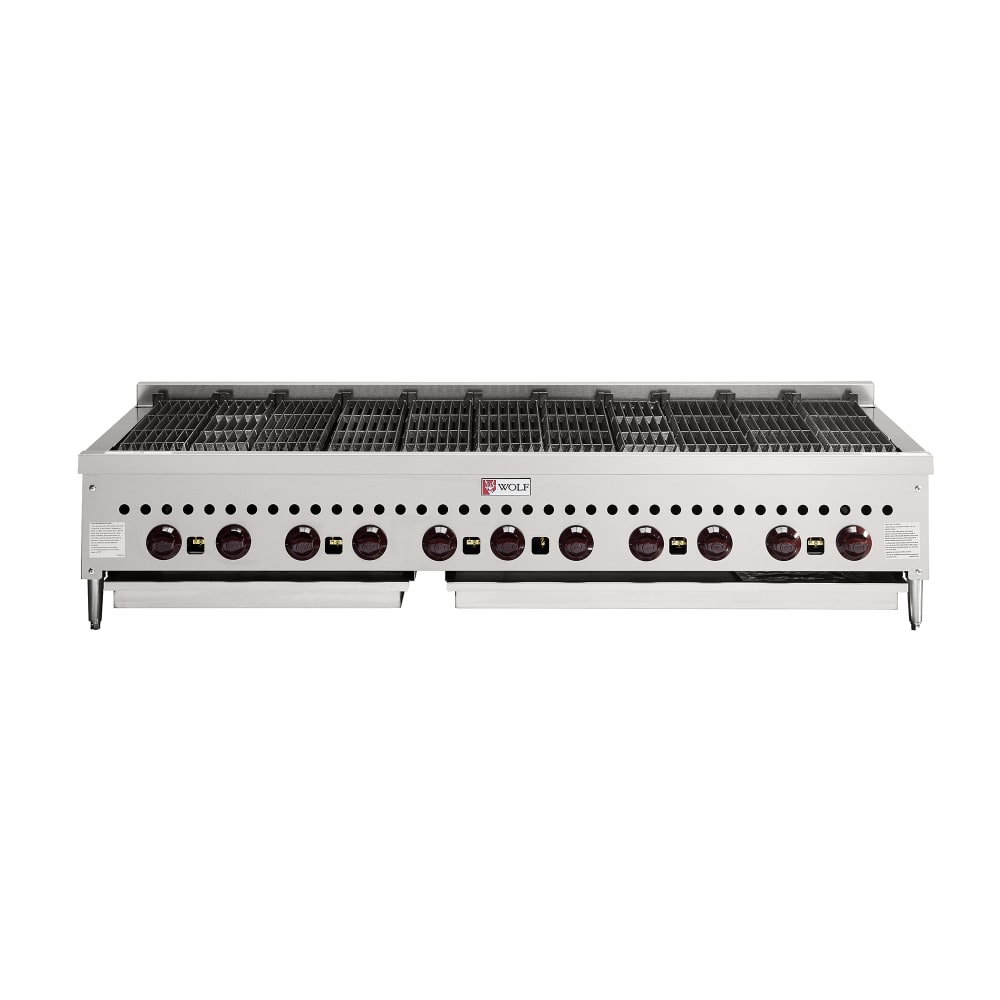 290-SCB60LP 60" Gas Charbroiler w/ Cast Iron Grates - Manual, Liquid Propane