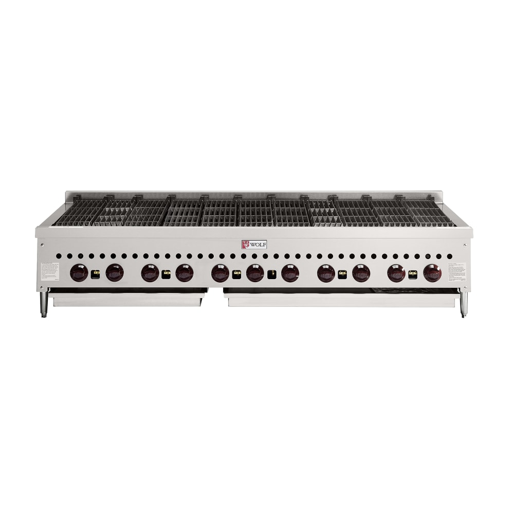 290-SCB60NG 60" Gas Charbroiler w/ Cast Iron Grates - Manual, Natural Gas