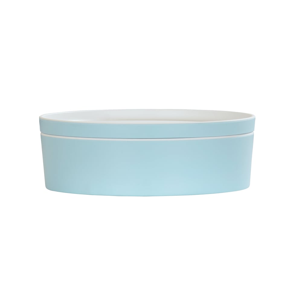 151-241269127 Bento Box - 9" x 3", Melamine, Ocean Blue
