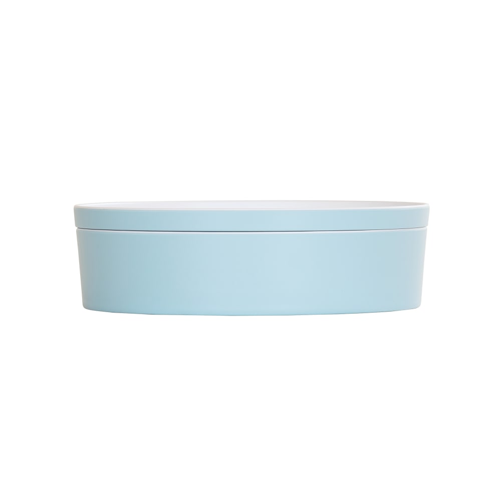 151-2412910127 Bento Box - 10 1/2" x 3", Melamine, Ocean Blue