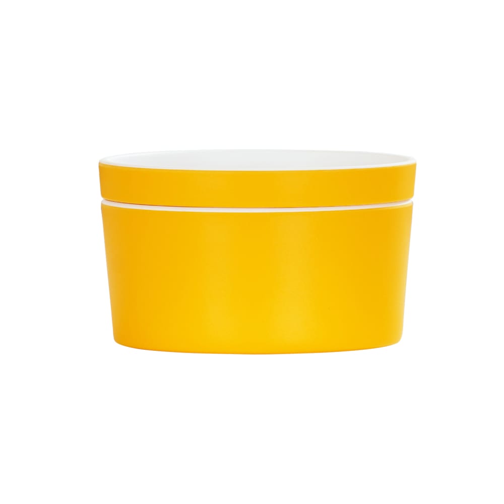 151-24127542 Bento Box - 5" x 3", Melamine, Sunshine Yellow